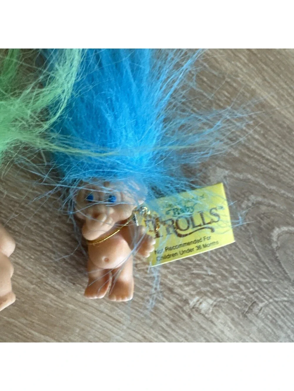 Vintage 1992 Creata Baby Troll Dolls Lot of 4 Mini Trolls 1 Original Tag